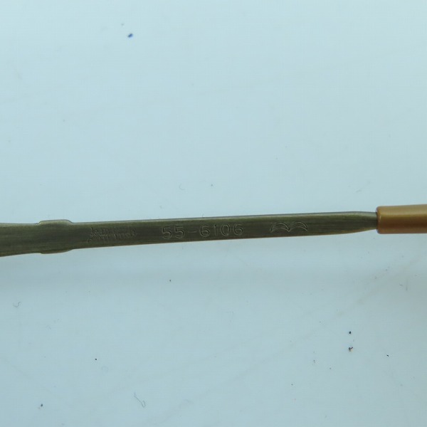 実際に弊社で買取させて頂いたJean Paul GAULTIER/ジャンポールゴルチェ ヴィンテージ メガネフレーム ゴールド 55-6106の画像 6枚目