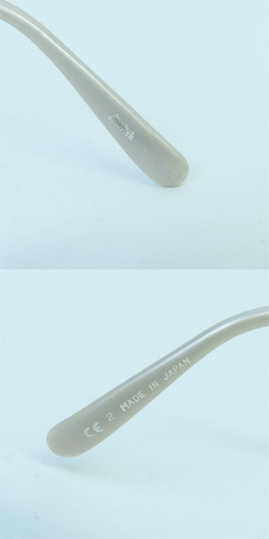 実際に弊社で買取させて頂いたJean Paul GAULTIER/ジャンポールゴルチェ ヴィンテージ メガネフレーム シルバー 55-6105の画像 6枚目