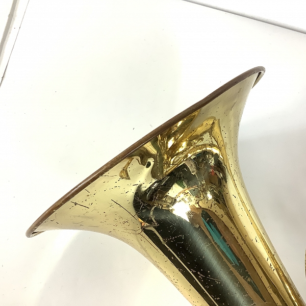 実際に弊社で買取させて頂いた★【ジャンク】YAMAHA/ヤマハ YAH-202 アルトホルン ハードケース付きの画像 4枚目