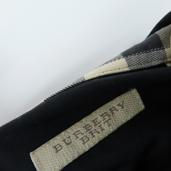 実際に弊社で買取させて頂いたBURBERRY BRIT/バーバリー ブリット 長袖シャツ ブラック/Sの画像 2枚目