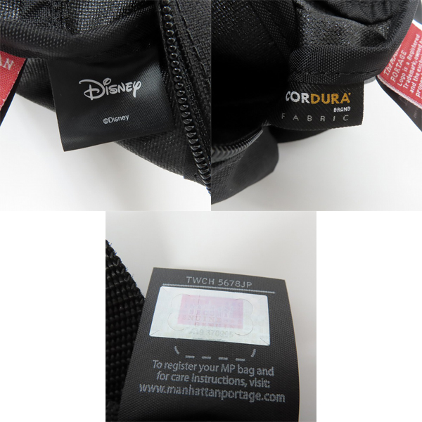 実際に弊社で買取させて頂いたManhattan Portage/マンハッタンポーテージ ミッキー ミニショルダーバッグの画像 6枚目