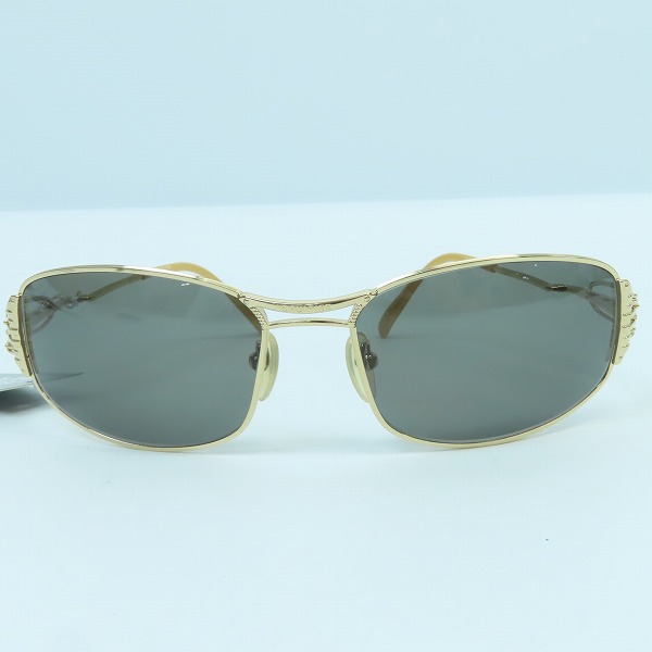 実際に弊社で買取させて頂いたJean Paul GAULTIER/ジャンポールゴルチェ ヴィンテージ サングラス ゴールド 56-6103の画像 1枚目