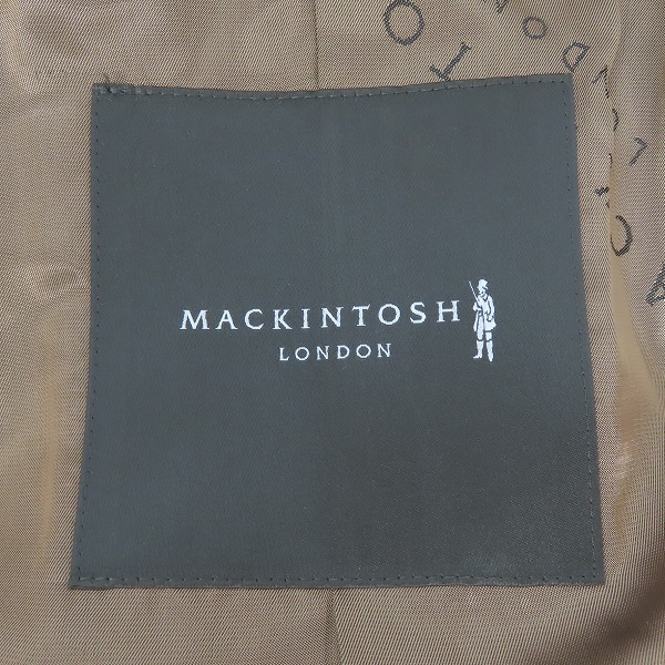 実際に弊社で買取させて頂いたMACINTOSH/マッキントッシュ ノースリーブ トレンチコート/38の画像 2枚目
