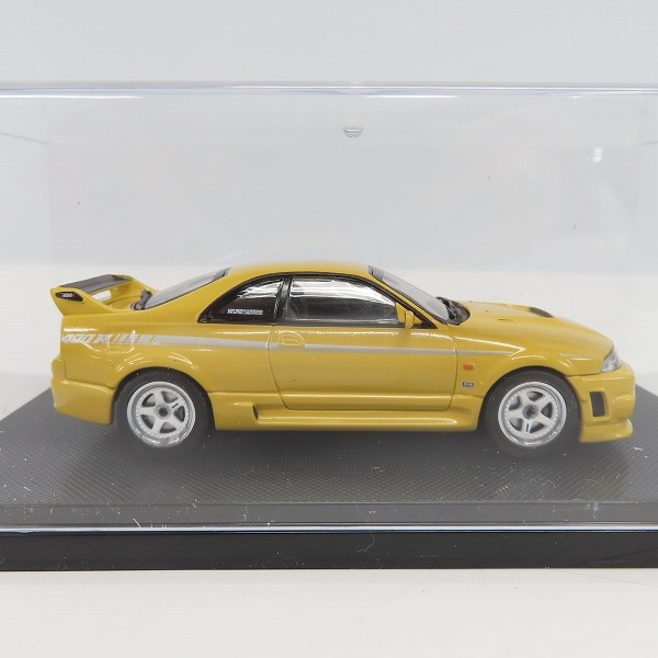 実際に弊社で買取させて頂いたEBBRO/エブロ 1/43 ニッサン スカイライン GT-R R33 ニスモ 400R 1996 イエロー/709の画像 3枚目