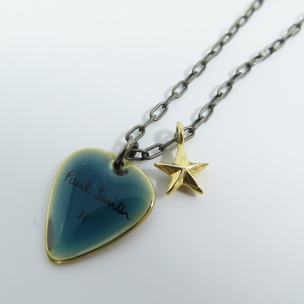 実際に弊社で買取させて頂いたPaul Smith/ポールスミス ギターピックデザイン ペンダント/ネックレス