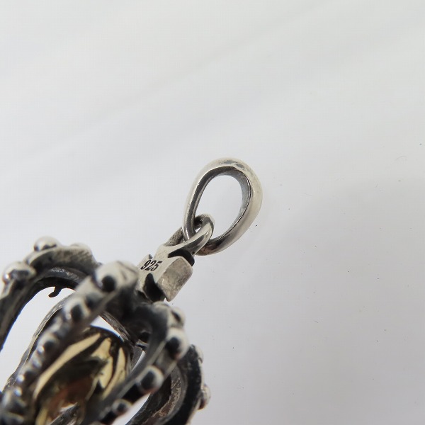 実際に弊社で買取させて頂いたDEAL DESIGN/ディールデザイン ロイヤルキャット クラウン ペンダントトップの画像 4枚目