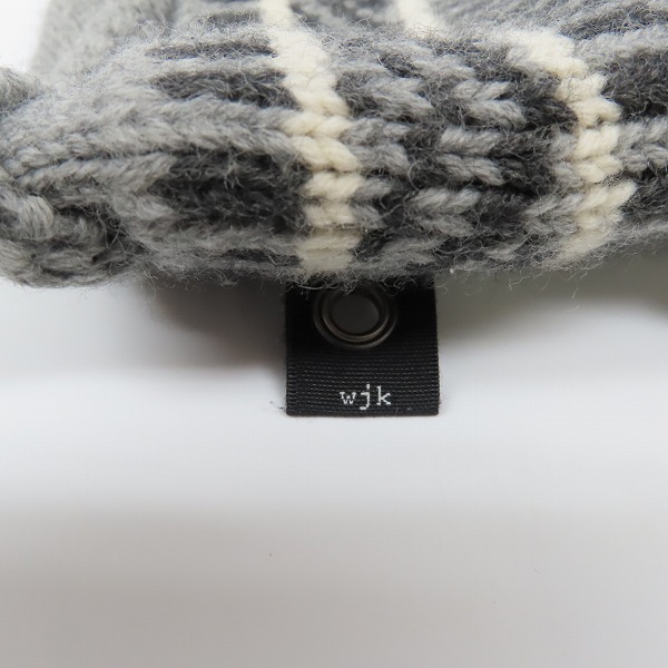 実際に弊社で買取させて頂いたwjk/ダブルジェイケイ ケー native pattern jacquard cap/ネイティブパターン ジャガード キャップ/ニット 8829 kw37の画像 7枚目