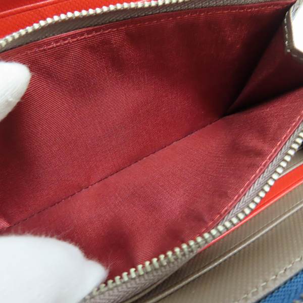 実際に弊社で買取させて頂いたPaul Smith/ポールスミス L字ファスナー ウォレット/長財布 ブルーの画像 5枚目