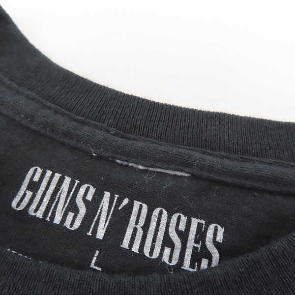 実際に弊社で買取させて頂いたGUNS&ROSES/ガンズ＆ローゼズ 日本2017ツアー バンドTシャツ/Lの画像 5枚目