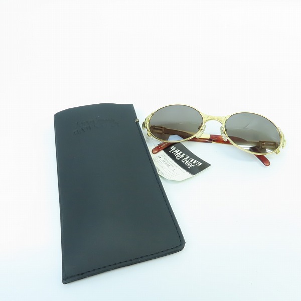 実際に弊社で買取させて頂いた【未使用】Jean Paul GAULTIER/ジャンポールゴルチエ ヴィンテージ オーバルフレーム サングラス/アイウェア ゴールド 56-5106の画像 9枚目