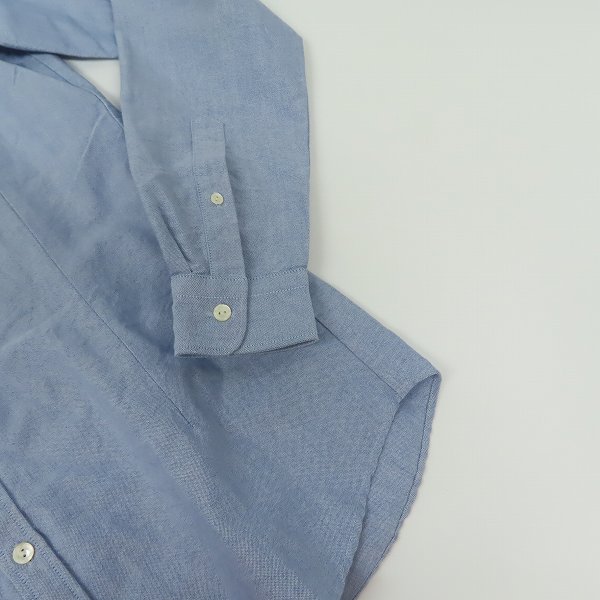 実際に弊社で買取させて頂いたDIESEL BLACK GOLD/ディーゼル ブラックゴールド ニット切替オックスフォードシャツ/size：44の画像 6枚目