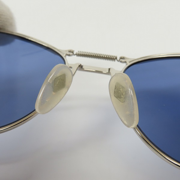 実際に弊社で買取させて頂いたJean Paul GAULTIER/ジャンポールゴルチエ ヴィンテージ バネデザイン サングラス/アイウェア シルバー 56-5107の画像 3枚目
