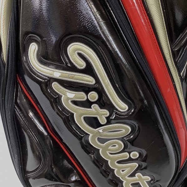 実際に弊社で買取させて頂いたTitleist/タイトリスト 5分割キャディバッグ ブラックの画像 5枚目
