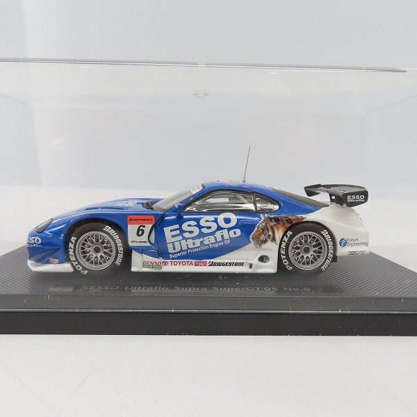 実際に弊社で買取させて頂いたEBBRO/エブロ 1/43 スーパーGT 2005 エッソ ウルトラフロー スープラ ブルー #6 694 ミニカーの画像 1枚目