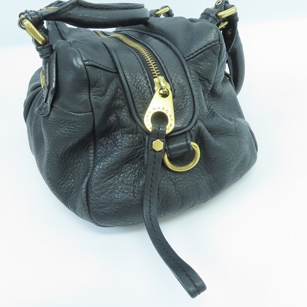 実際に弊社で買取させて頂いたMarc by Marc Jacobs/マーク ジェイコブス ショルダー レザーバッグ ブラックの画像 2枚目