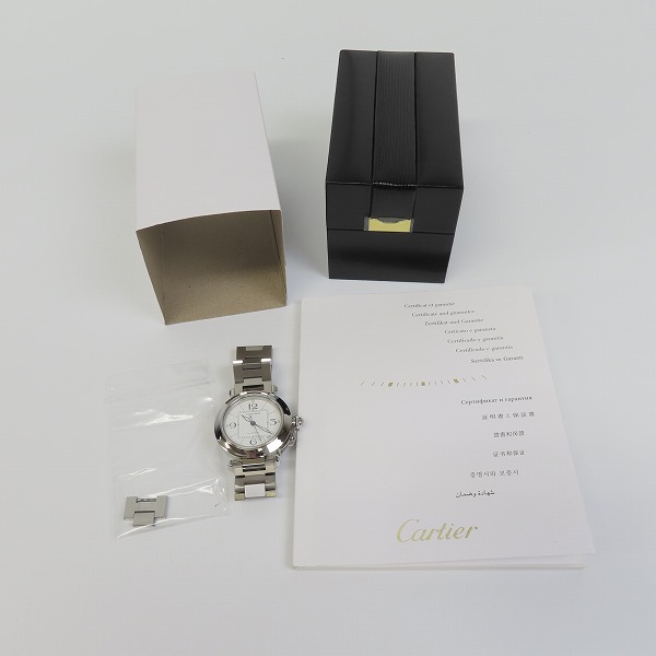 実際に弊社で買取させて頂いたCartier/カルティエ パシャC ボーイズ 新デイト 自動巻き W31074M7の画像 9枚目