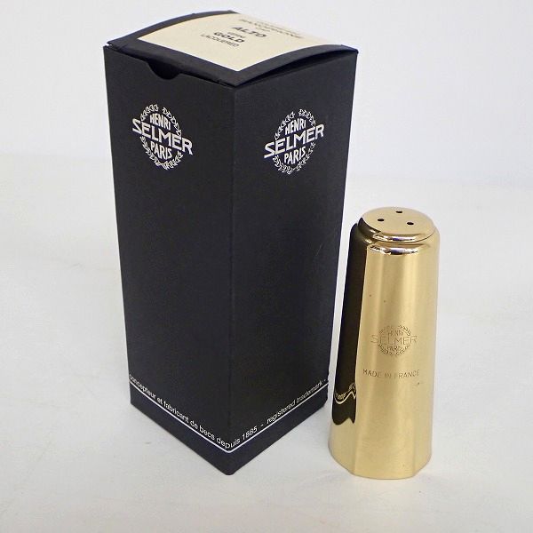 実際に弊社で買取させて頂いたSELMER/セルマー ALTO GOLD アルトサックス用 キャップ ゴールド 