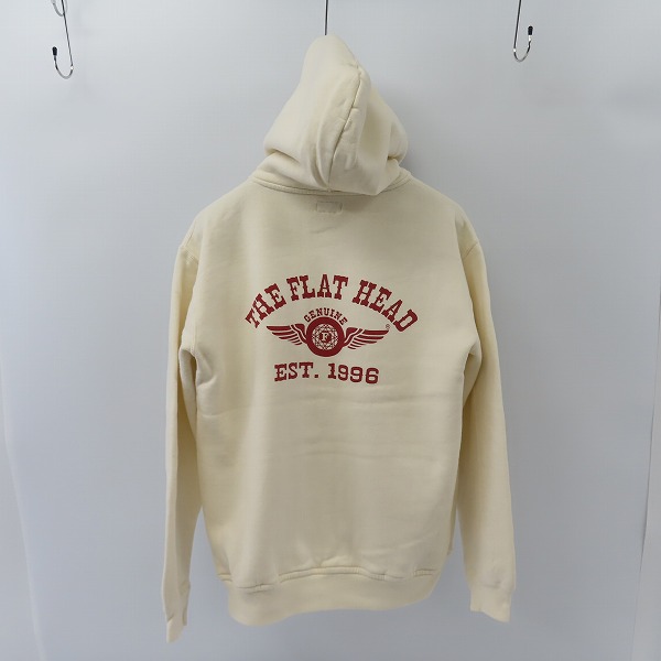 実際に弊社で買取させて頂いたTHE FLAT HEAD/フラットヘッド ウイングロゴ ジップアップパーカー/Lの画像 1枚目