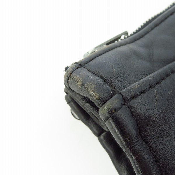 実際に弊社で買取させて頂いたSchott/ショット ボアライナー付き シングル レザーライダースジャケット 641/36の画像 4枚目