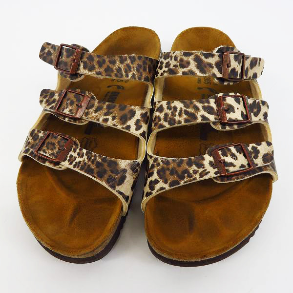 実際に弊社で買取させて頂いたBIRKENSTOCK/ビルケンシュトック FLORIDA/フロリダ レオパード柄 サンダル 26.5