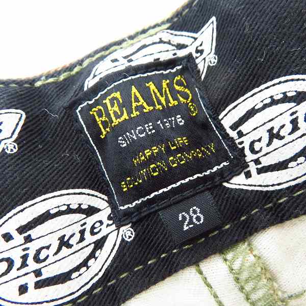 実際に弊社で買取させて頂いたBEAMS×DICKIES/ビームス×ディッキーズ カモフラ柄パンツ size：28の画像 3枚目
