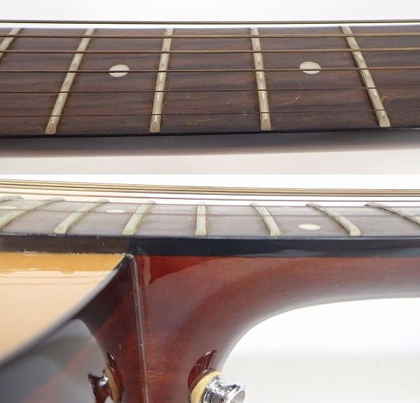 実際に弊社で買取させて頂いた★Epiphone/エピフォン AJ-100 NA アコースティックギター/アコギ ソフトケース付の画像 3枚目