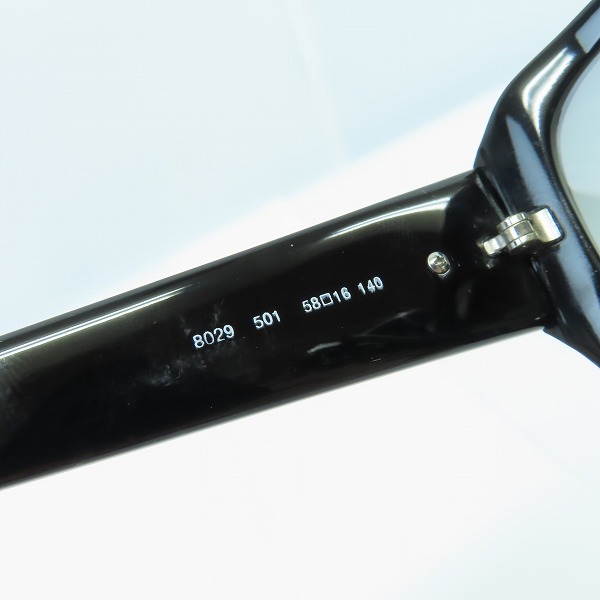 実際に弊社で買取させて頂いたBVLGARI/ブルガリ サングラス ブラック 8029　の画像 5枚目