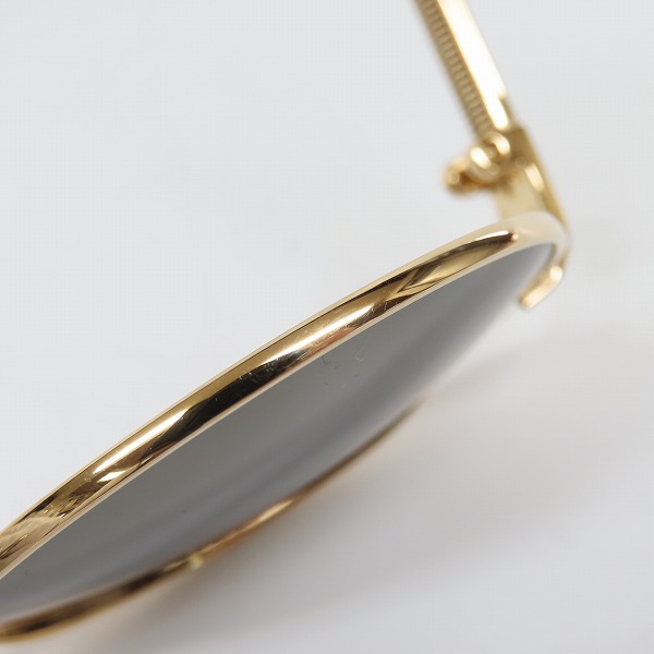 実際に弊社で買取させて頂いたJean Paul GAULTIER/ジャンポールゴルチエ ヴィンテージ バネデザイン サングラス/アイウェア ゴールド 56-5107の画像 8枚目