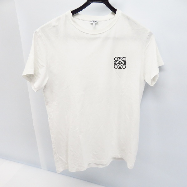 実際に弊社で買取させて頂いた【JPタグ】LOEWE/ロエベ 20SS アナグラム ロゴ刺繍 半袖/ハーフスリーブ Tシャツ/カットソー H6109230CR/XS