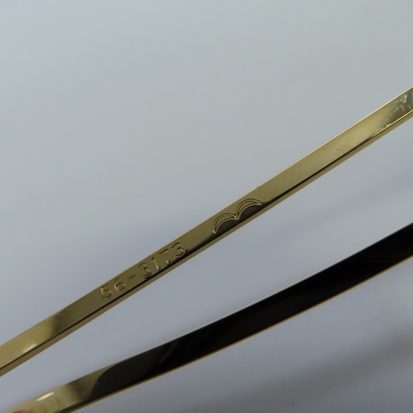 実際に弊社で買取させて頂いたJean Paul GAULTIER/ジャンポールゴルチエ ヴィンテージ オーバルフレーム サングラス/アイウェア 56-3173の画像 6枚目