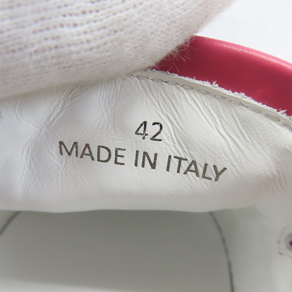 実際に弊社で買取させて頂いたJIMMY CHOO/ジミーチュウ  スリッポン レザー スニーカー スタースタッズ GROVE OMX 191/42の画像 5枚目