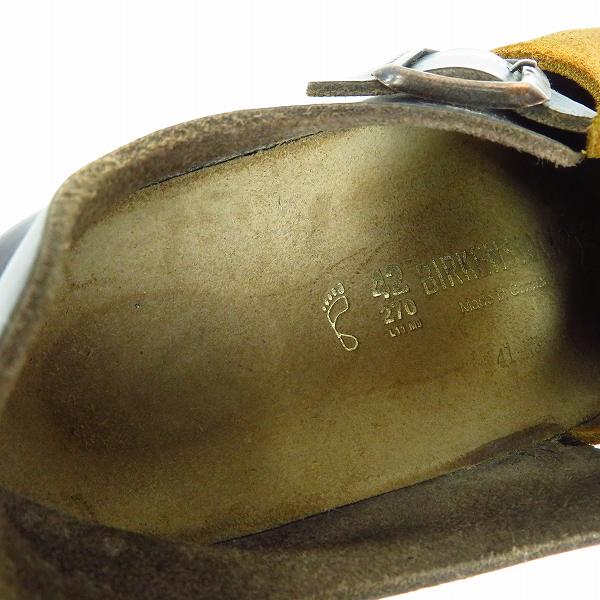実際に弊社で買取させて頂いたBIRKENSTOCK/ビルケンシュトック LONDON スウェード×レザー シューズ/27.0の画像 4枚目