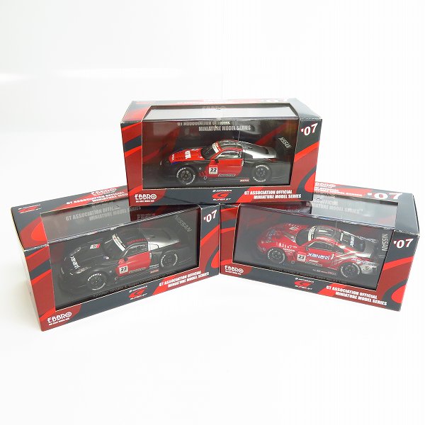 実際に弊社で買取させて頂いたEBBRO/エブロ 1/43 SUPER GT500 XANAVI NISMO Z 等 957/910/911 3点セット