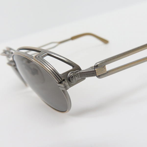 実際に弊社で買取させて頂いたJean Paul GAULTIER/ジャンポールゴルチエ ヴィンテージ オーバルブリッジデザイン サングラス/アイウェア 56-7107の画像 7枚目