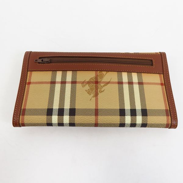実際に弊社で買取させて頂いたBurberrys/バーバリーズ シャドーホース ノバチェック 長財布 二つ折り の画像 1枚目