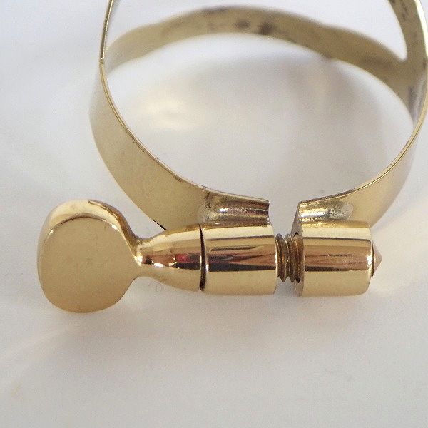 実際に弊社で買取させて頂いたSELMER/セルマー アルトサックス用 リガチャー ゴールド の画像 2枚目