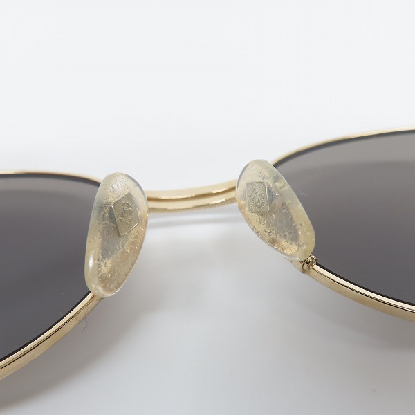 実際に弊社で買取させて頂いたJean Paul GAULTIER/ジャンポールゴルチエ ヴィンテージ ワイヤーデザイン サングラス/アイウェア ゴールド 56-6101の画像 3枚目
