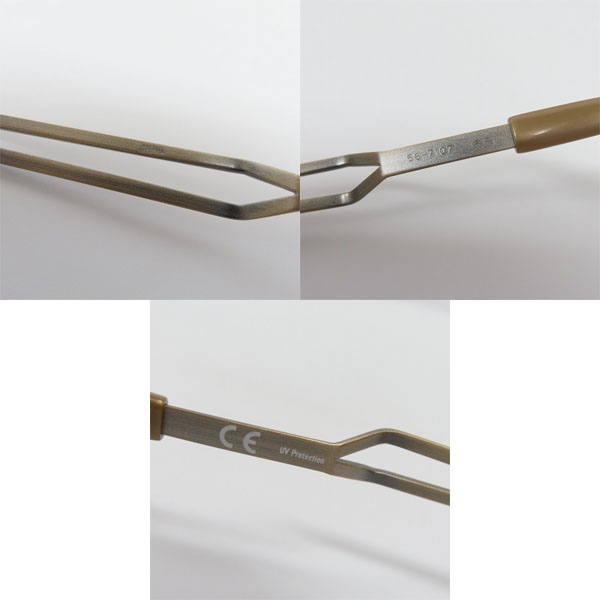 実際に弊社で買取させて頂いたJean Paul GAULTIER/ジャンポールゴルチエ ヴィンテージ オーバルブリッジデザイン サングラス/アイウェア 56-7107の画像 4枚目