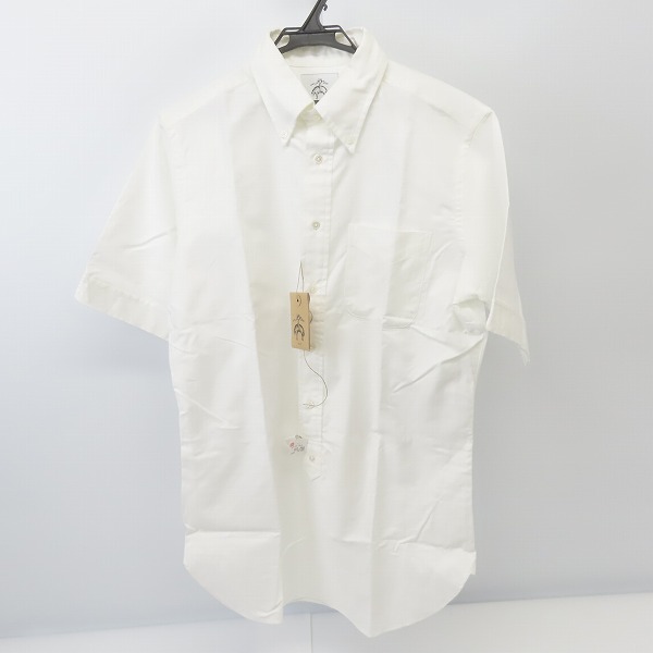 実際に弊社で買取させて頂いたBLACK FLEECE by Brooks Brothers/ブラックフリース バイ ブルックスブラザーズ オックスフォードシャツ 半袖/BB2