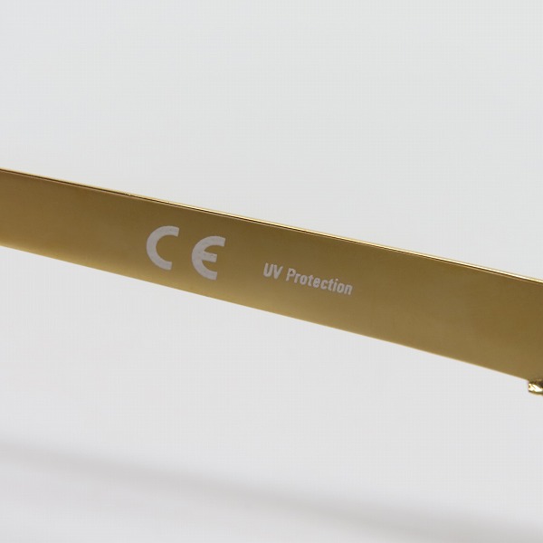 実際に弊社で買取させて頂いたJean Paul GAULTIER/ジャンポールゴルチエ ヴィンテージ オーバルフレーム サングラス/アイウェア ゴールド 56-5106の画像 5枚目