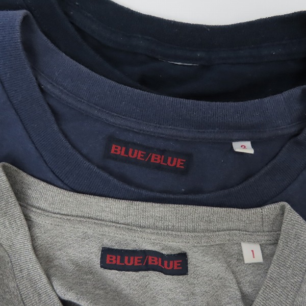 実際に弊社で買取させて頂いたBLUE BLUE/ブルーブルー HOLLYWOOD RANCH MARKET/ハリウッドランチマーケット ハリラン Tシャツ 1/2 3点セットの画像 2枚目