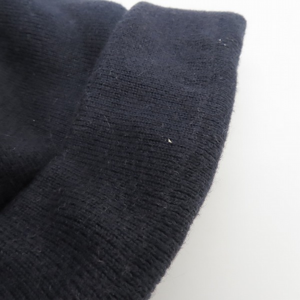 実際に弊社で買取させて頂いたGIVENCHY/ジバンシイ カシミヤ混 ロゴ ニット帽/ビーニー の画像 9枚目