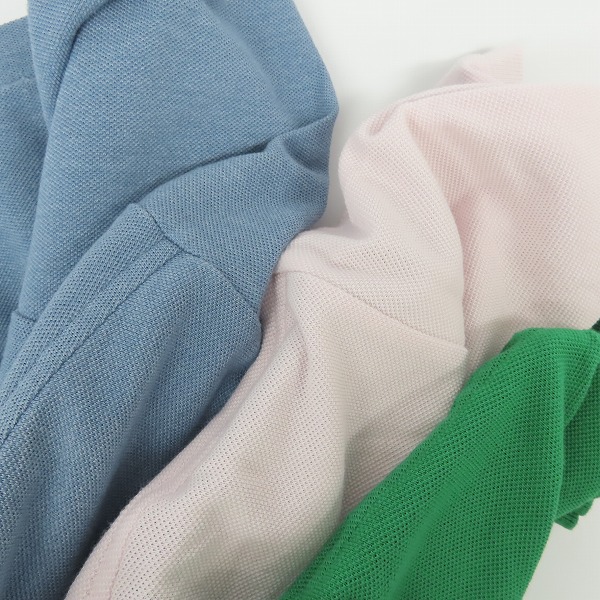 実際に弊社で買取させて頂いたLACOSTE/ラコステ EXCLUSIVE EDITION 刺繍 ポロシャツ /size：2/ 3点セットの画像 4枚目