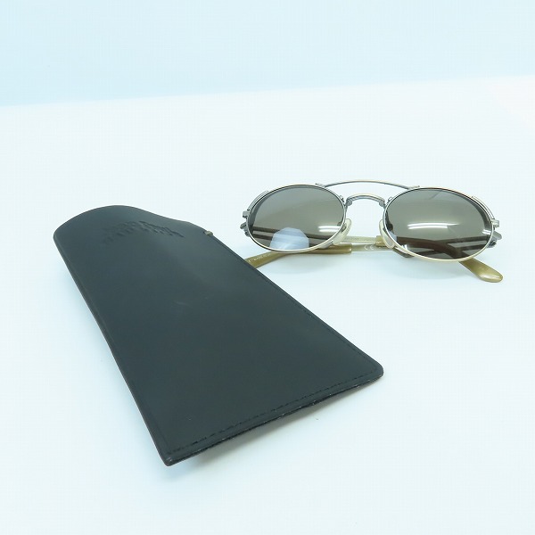 実際に弊社で買取させて頂いたJean Paul GAULTIER/ジャンポールゴルチエ ヴィンテージ オーバルブリッジデザイン サングラス/アイウェア 56-7107の画像 8枚目