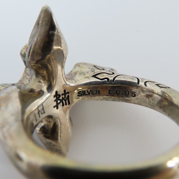 実際に弊社で買取させて頂いた【ギャラ付き】ブラッディマリー 10th Anniversary 2009Xmas VEGA/ベガ astro north リング w/ダイヤモンド/19号の画像 6枚目