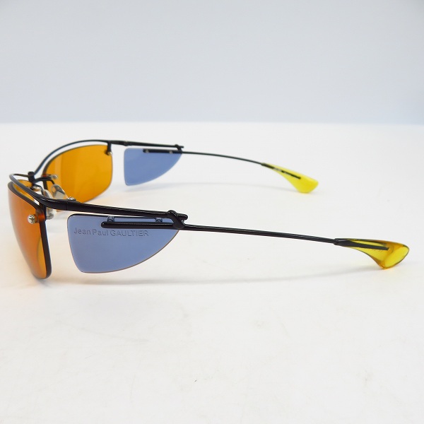 実際に弊社で買取させて頂いたJean Paul GAULTIER/ジャンポールゴルチエ ヴィンテージ サングラス ブラックフレーム 56-0103の画像 1枚目