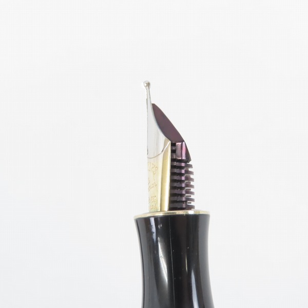 実際に弊社で買取させて頂いたSHEAFFER/シェーファー バランス マーブルカラー コバルトグロー 万年筆/18K-750の画像 2枚目