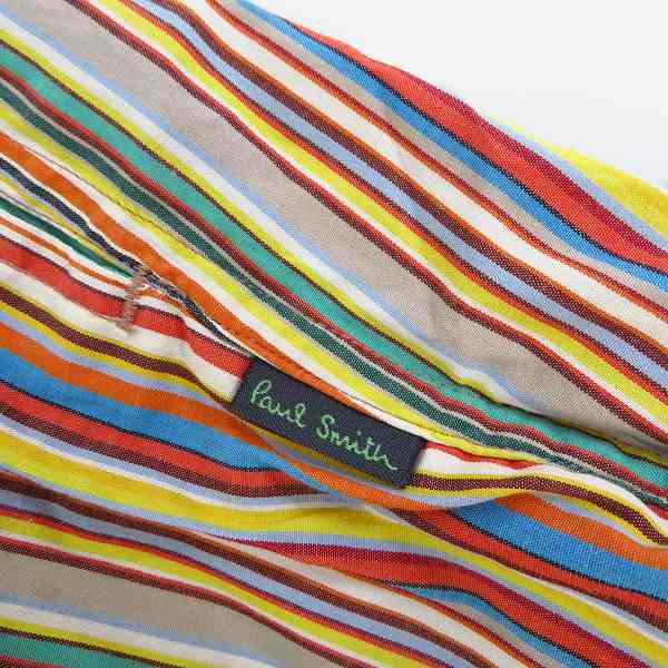 実際に弊社で買取させて頂いたPaulSmith/ポールスミス マルチストライプパンツ/Lの画像 4枚目