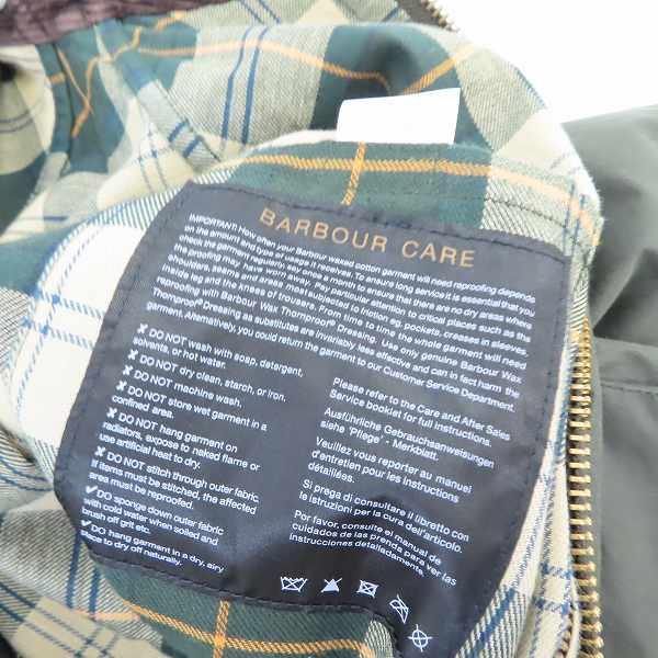実際に弊社で買取させて頂いたBarbour×beautiful people/バブアー SL BEDALE ビデイルジャケット 1302287/36の画像 5枚目