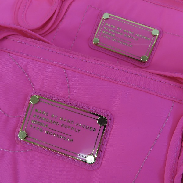 実際に弊社で買取させて頂いた【未使用】MARC BY MARC JACOBS/マークバイマークジェイコブス 2WAY PCケース ピンク M6131069 3点セットの画像 2枚目
